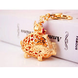 Rhinestone Keychain Keyring Purse Pendants Charms Decoration