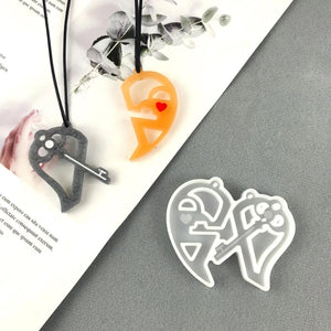 Heart Lock Silicone Mold for DIY Crafts
