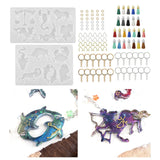 12 Constellations Silicone Keychain Mold for Choker Resin Crafts