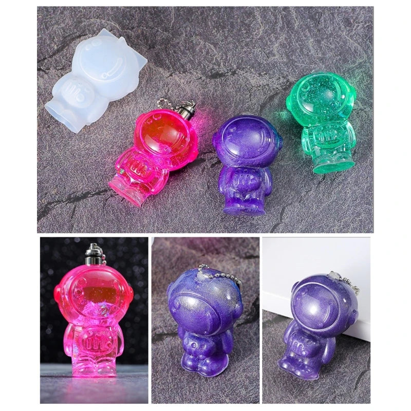 Silicone Mold Night Light Pendant Charms Mold Dinosaur/Astronaut