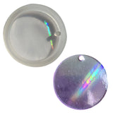 Round Silicone Mold for Epoxy Casting for DIY Pendant Keychain Jewelry