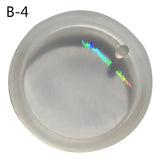 Round Silicone Mold for Epoxy Casting for DIY Pendant Keychain Jewelry