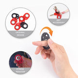 Spinner Fidget Hand Toy Keychain for Anxiety Relief Adults Office Gift