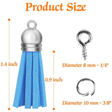 Keychain Tassels Charms 100 Pcs Jewelry Making Supplies