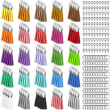Keychain Tassels Charms 100 Pcs Jewelry Making Supplies