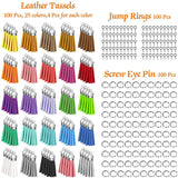 Keychain Tassels Charms 100 Pcs Jewelry Making Supplies