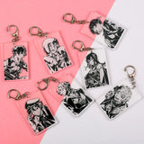 Bungo Stray Dogs Anime Key Chain Pendant Keyring Holder Jewelry Mori Ogai