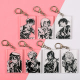 Bungo Stray Dogs Anime Key Chain Pendant Keyring Holder Jewelry Mori Ogai