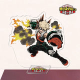 My Hero Academia Keychain Acrylic Standing Key Ring Anime Jewelry Deku Llaveros