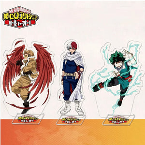 My Hero Academia Keychain Acrylic Standing Key Ring Anime Jewelry Deku Llaveros