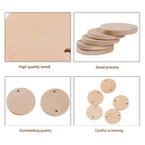 Wooden Blank Keychain Lightweight Sturdy DIY Holder Accessory
