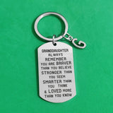 Car Keys Military Tags Keyring Granddaughter Grandson