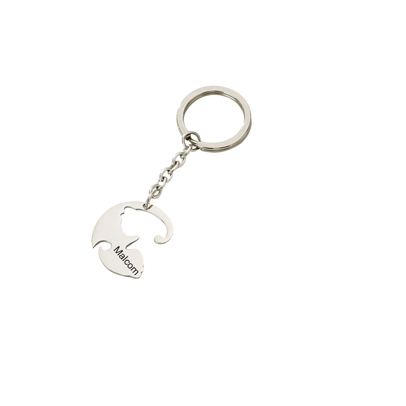 Customizable Text Keychain for Women - Handbag Accessory