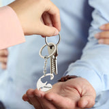 Customizable Text Keychain for Women - Handbag Accessory