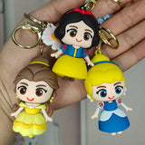Princess Snow Elsa Pendant Cartoon Car Key Chains Frozen Anna Bag
