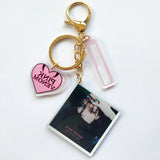 Kpop Boys Ateez TXT Acrylic Keychains Pendant Key Ring Charm Fans