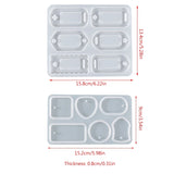 Keyring Jewelry Pendant Keychain Mould DIY Making Tool for Women Accessories