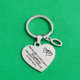 Heart-shaped Stainless Steel Keys Holder Graduation Anniversary Gift
