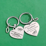 Heart-shaped Stainless Steel Keys Holder Graduation Anniversary Gift