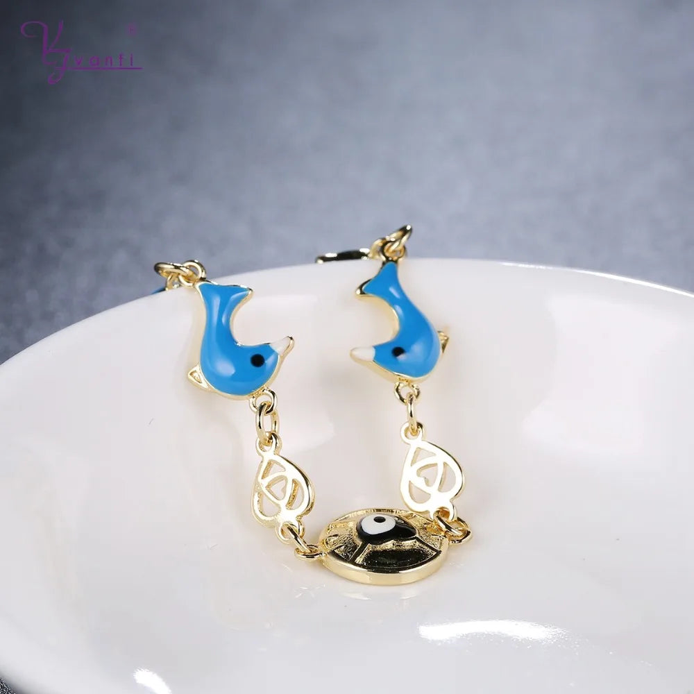 Dolphin Eyes Bracelets for Kids Girls