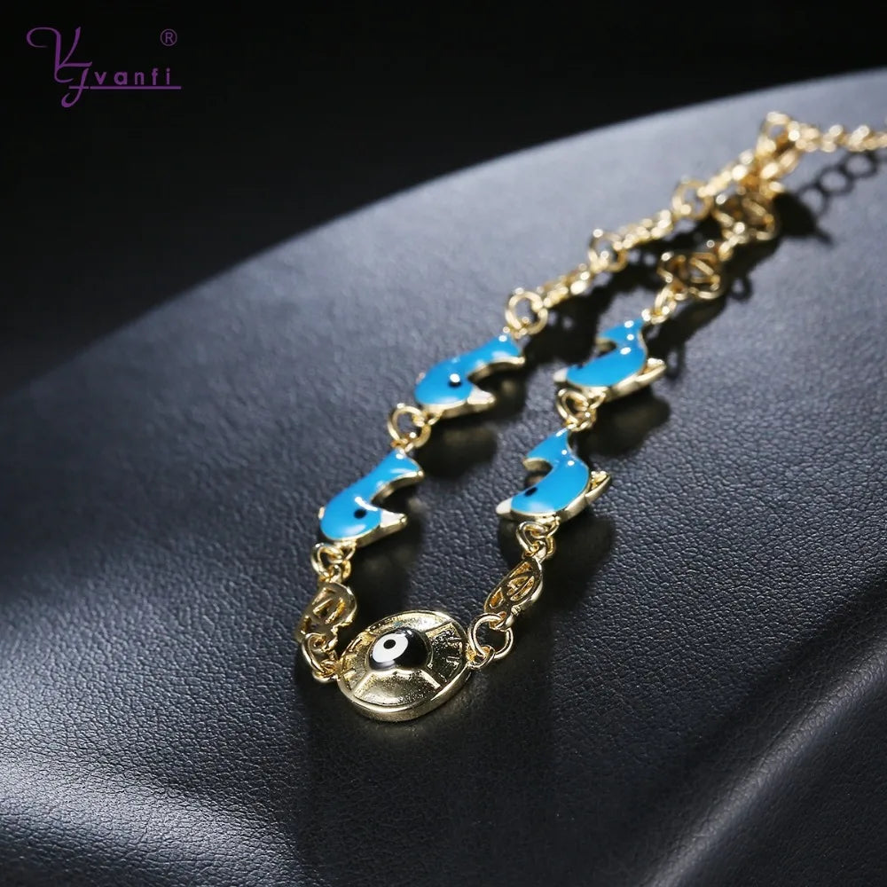 Dolphin Eyes Bracelets for Kids Girls