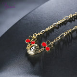 Butterfly Eye Shape Zinc Alloy Bracelet for Kids