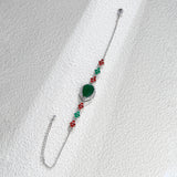 Kfvanfi Green Barren Woman Matching Bracelet