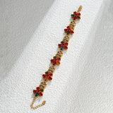 Tri-color Trick Lucky Colorful Zircon Women's Bracelet