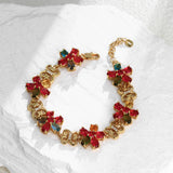 Tri-color Trick Lucky Colorful Zircon Women's Bracelet