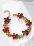 Tri-color Trick Lucky Colorful Zircon Women's Bracelet