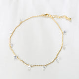 CZ Chain Anklets for Women - Kfvanfi Jewelry Womens Accessories