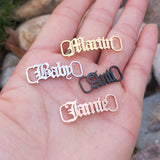Personalized Name Shoe-buckle Buckie Bijoux Femme Friendship Gift