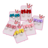 Kids Cartoon Animal Ear Clip Earrings