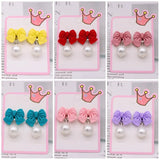Kids Cartoon Animal Ear Clip Earrings