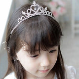 Girls Princess Tiara Crown Headband Bridal Prom Wedding Party Hair Jewelry