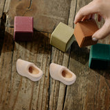 DIY Kids Graffiti Painting Mini Wooden Shoes