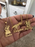 Kids Nameplate Jewelry Personalised Letter Necklace
