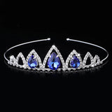 Kids Princess Crystal Tiara Crown Wedding Hair Accessories