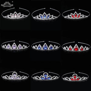 Kids Princess Crystal Tiara Crown Wedding Hair Accessories