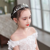 Princess Crown Kids Tiara with Rhinestones and Pearls