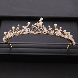 Princess Crown Kids Tiara with Rhinestones and Pearls