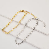925 Silver Horoscope Chain Bracelet Square Shape Bangle