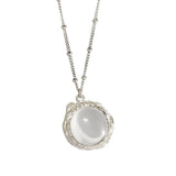 925 Sterling Silver Labradorite Pendant Necklace Crystal Jewelry