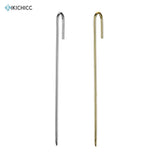 Kikichicc 925 Silver Thread Ear Pin Long Shine Cuffs Clips