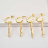 Kikichicc 925 Silver Drop Earring HONEY BABE Ohrringe