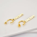 Kikichicc 925 Silver Drop Earring HONEY BABE Ohrringe