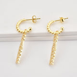 Kikichicc 925 Silver Drop Earring HONEY BABE Ohrringe
