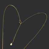 Kikichicc 925 Silver Letter A Crystal Necklace