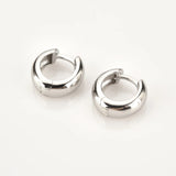 Kikichicc 925 Silver Small Round Square Women Rock Punk Jewelry