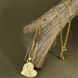 Kikichicc Big Heart Necklace 925 Sterling Silver Rock Punk Fine Jewelry